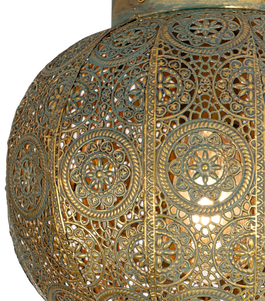 Inteligentné stropné svietidlo zlaté so zelenou farbou 28,5 cm vrátane WiFi A60 - Baloo