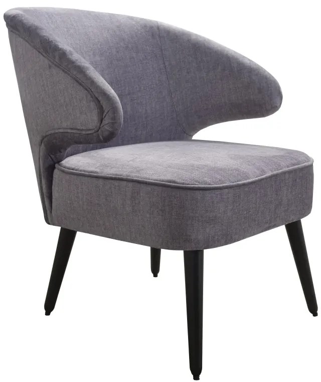 Křeslo Dragon, sivá (Vogue 14/čierné)