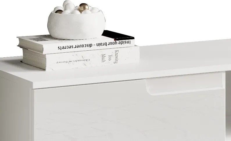 TV skrinka Spice, biela lesk