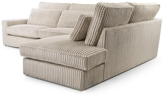 Rohová sedacia súprava LINCOLN LUX, Ľavá, čierna (Tilia 100)