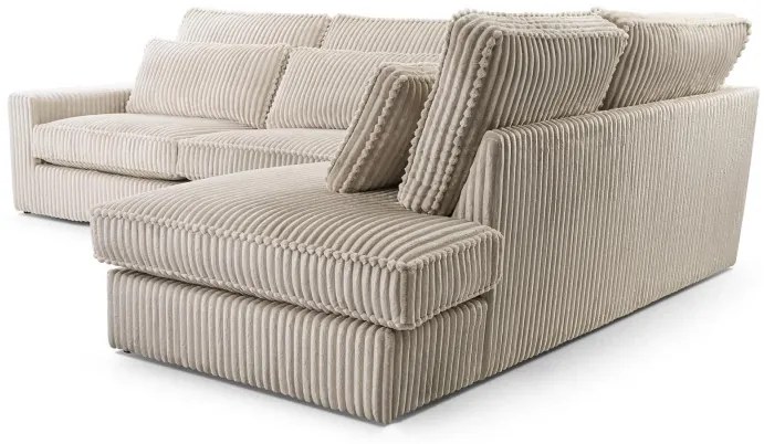 Rohová sedacia súprava LINCOLN LUX, Ľavá, tm. sivá (Tilia 90)