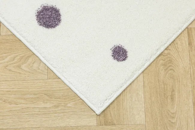 Koberec Lima 9581A krémový / fialový