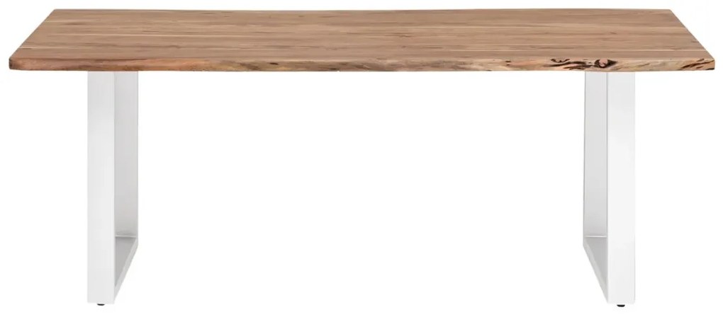 furniture-nabytek.cz - Masivní jídelní stůl Bullwer z akácie, lakovaný, hnědý – 230×100 cm