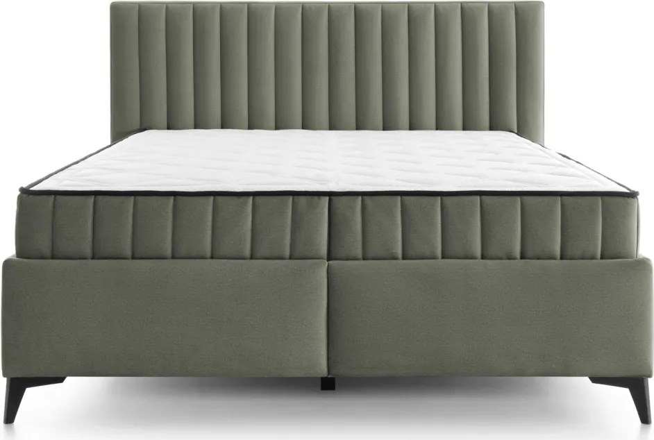 Posteľ Joy 180x200 cm, olivovo zelená látka