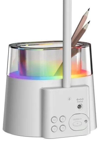 Immax 08980L-LED RGBW Stmievateľná lampa s držiakom na ceruzky FALCON LED/10W/5V