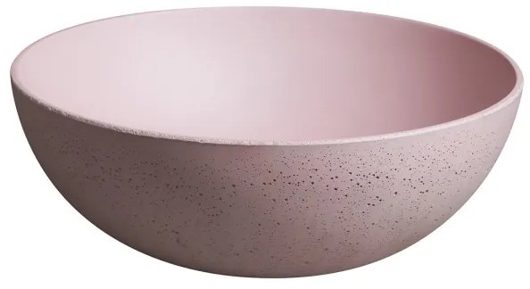 Sapho - Umývadlo na dosku FORMIGO Ø 39 cm betón/ružová