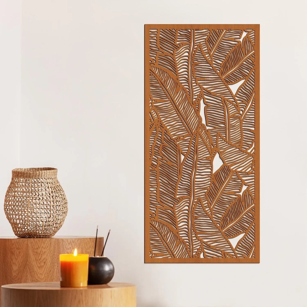 DUBLEZ | Nástenný drevený panel - Exotické listy