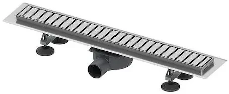 Sprchový žľab Tece Linus 80 cm nerez lesk zebra 15100089