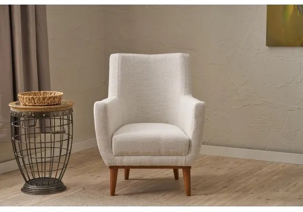 Kreslo NUPI krémové