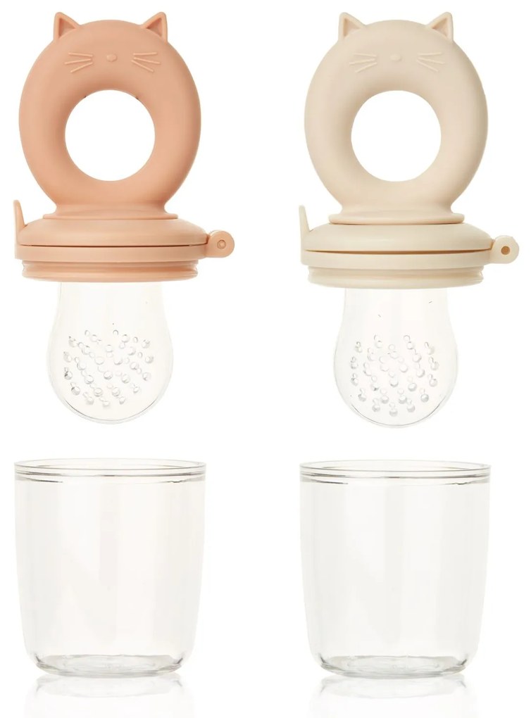 LIEWOOD Cumlík na kŕmenie Miranda Tuscany Rose/Apple Blossom – set 2 ks