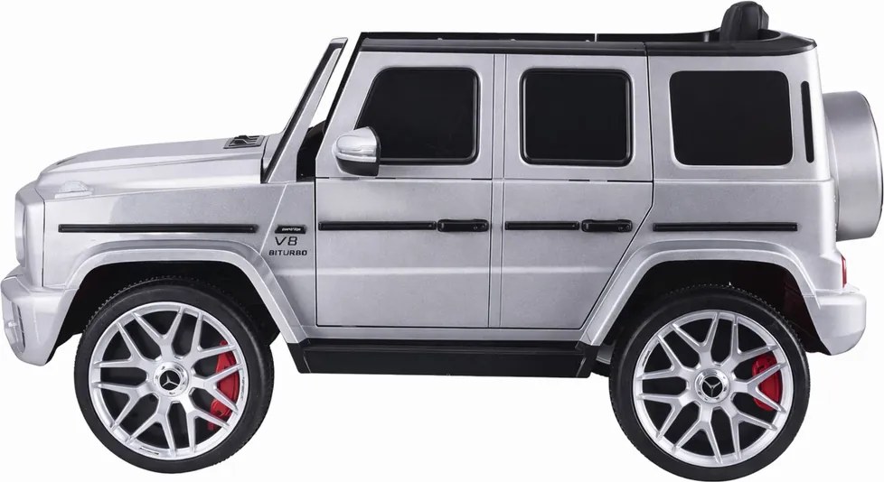 LEAN CARS Elektrické autíčko Mercedes G63 S306-1 strieborné