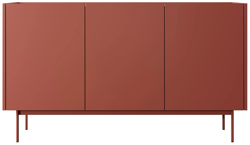PIA Široká komoda Color - tehlová