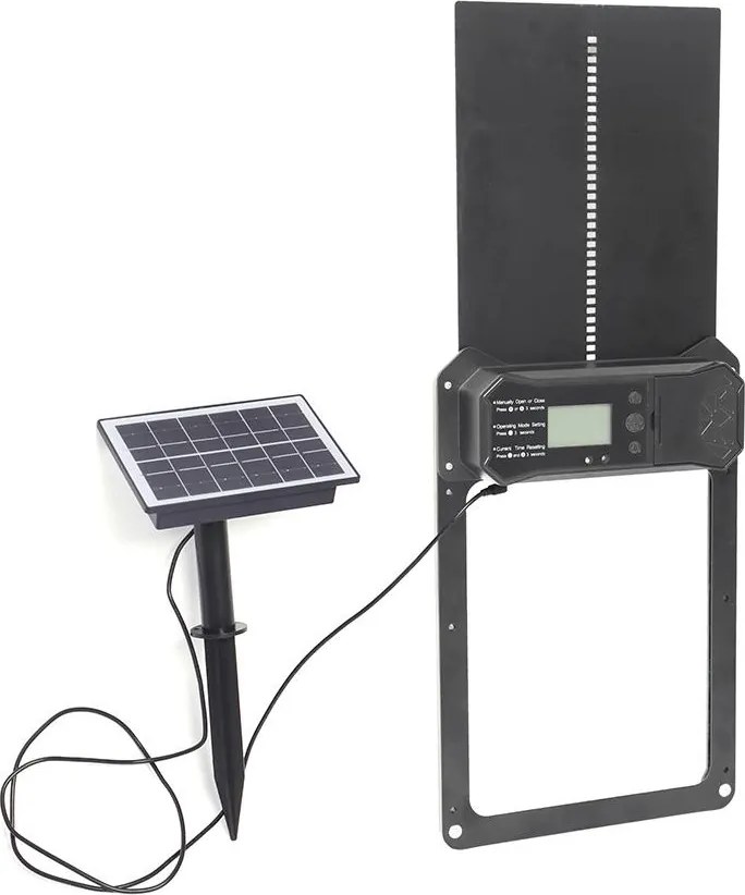 Automatické dvierka pre kurníky Avenberg SELMA solar