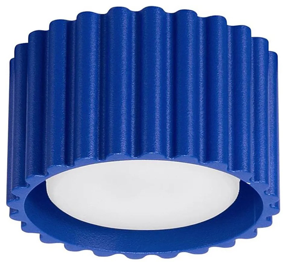 Sollux  SL.1812 - Bodové svietidlo AURA 1xGX53/10W/230V 6 cm modrá