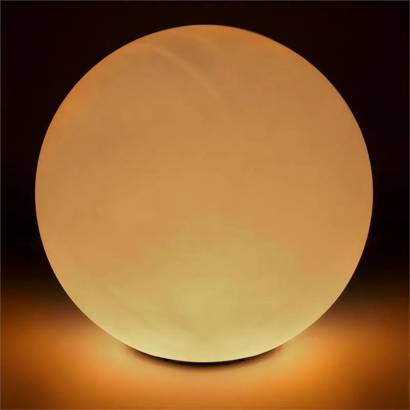 Shineball M, záhradné svietidlo, guľovité, 30 cm, biele