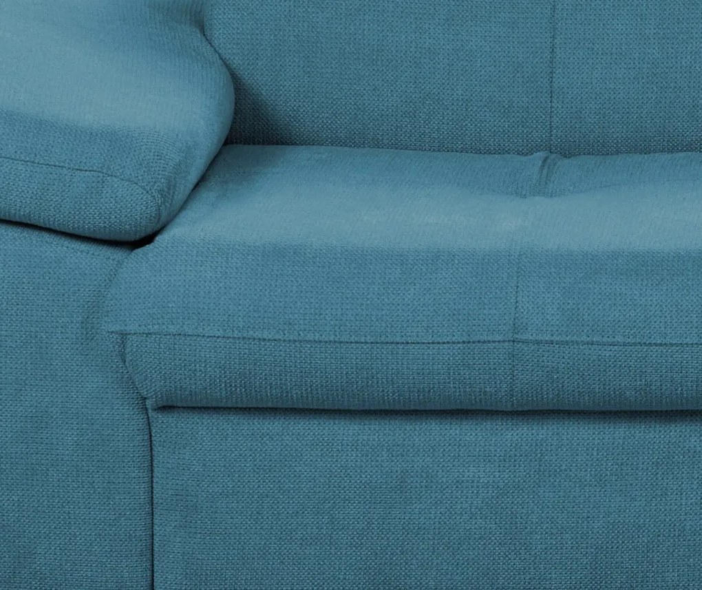 Dvojsedák Gisele, modrá látka