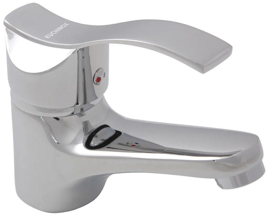 Kuchinox Argo, umývadlová batéria s odtokovou zátkou, chrómová, LAV-BKA_022D