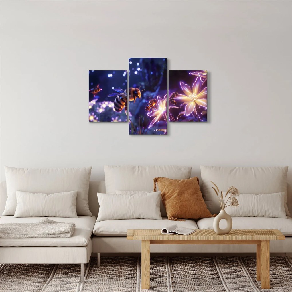 Obraz - Včelia lúka III. (90x60 cm)