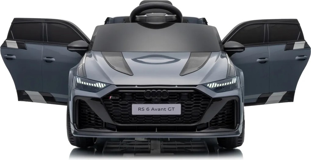 Detské elektrické autíčko Audi RS6 Avant GT sivá