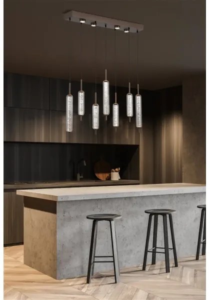 Searchlight 76210-7CL - LED stmievateľný závesný luster na lanku CATTAIL LED/33W/230V