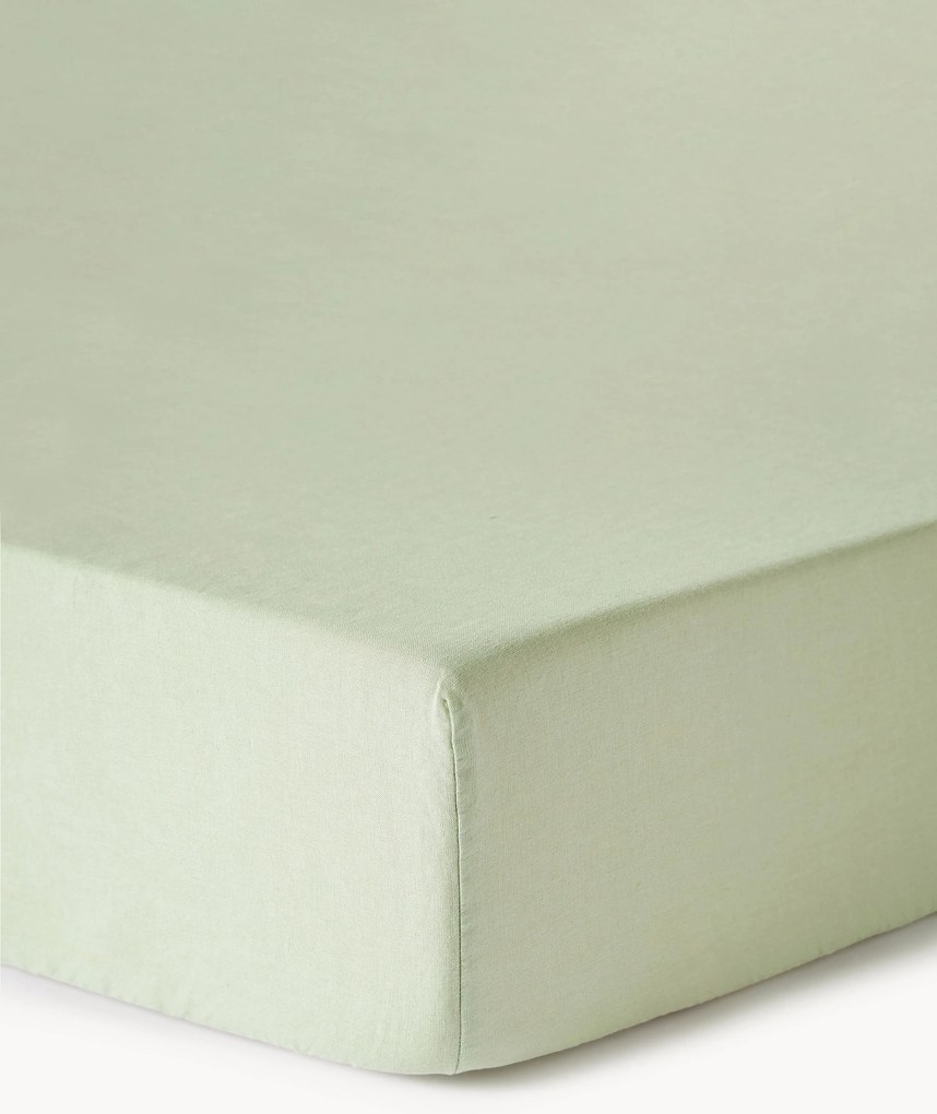 Elastická plachta na topper matrac z vypraného ľanu Airy
