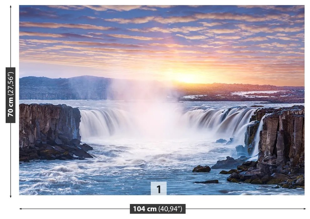 Fototapeta Vliesová Selfoss vodopád 104x70 cm