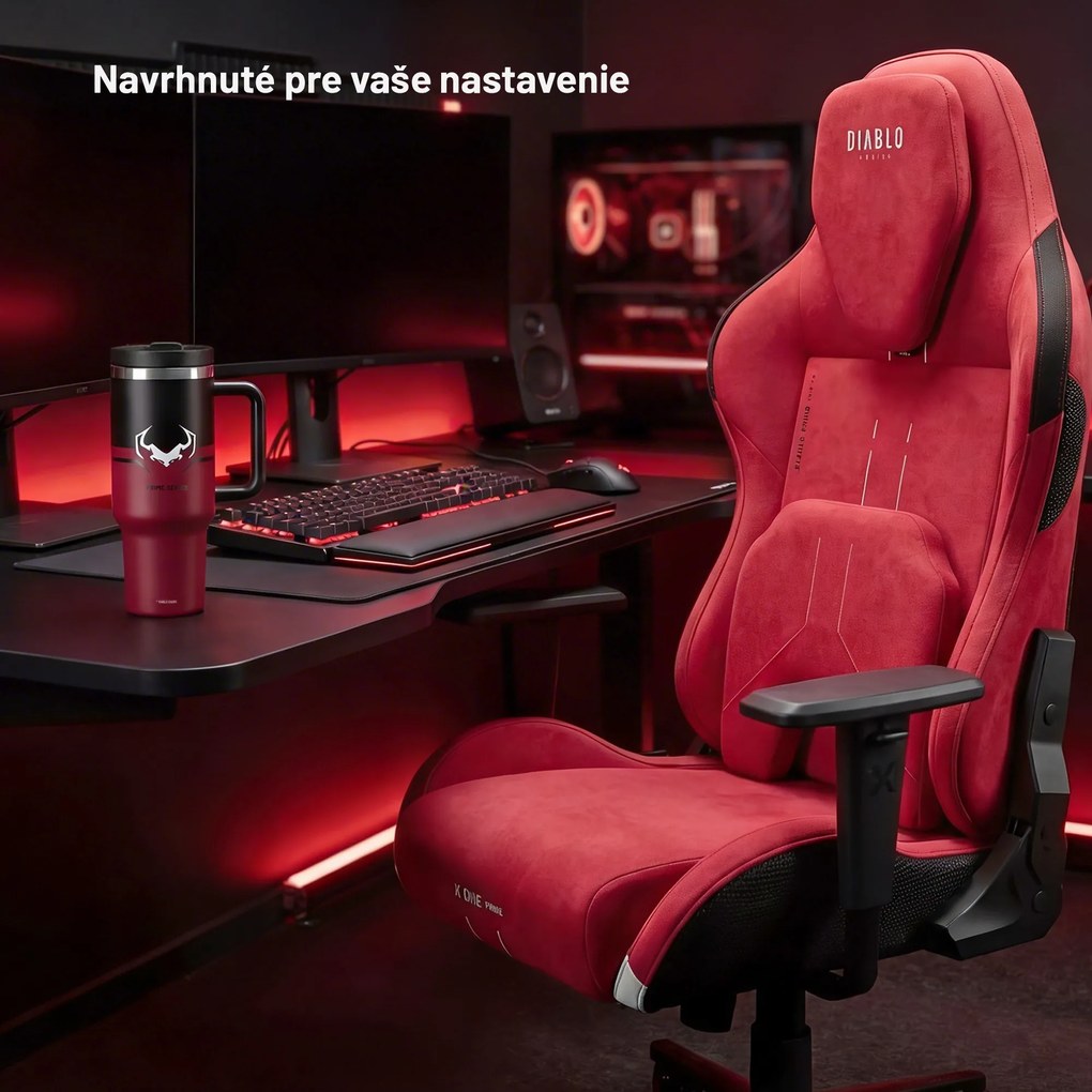 Termohrnček s rukoväťou červený Diablo Bloody Mary