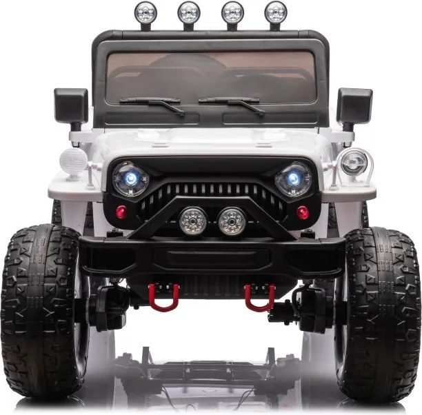 LEAN CARS JH-102 Biele auto na batérie 4x4