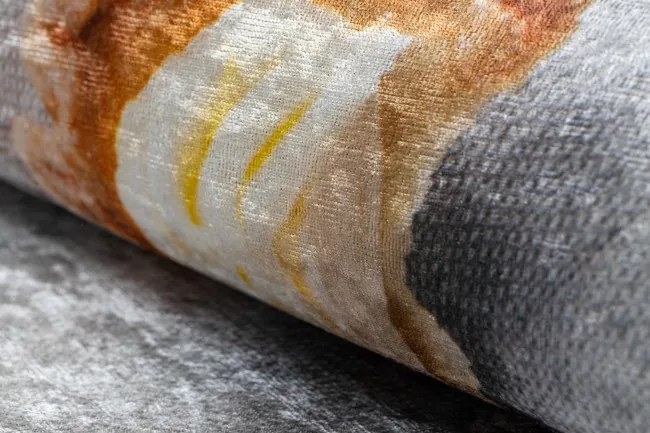 Protišmykový koberec / behúň ANDRE 33570 strieborný / béžový