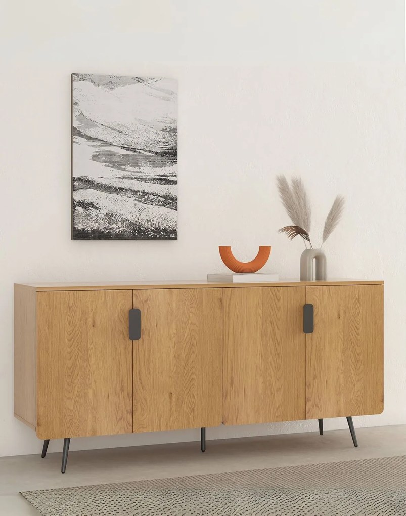 Komoda Radis 160 cm (SB01), divoký dub