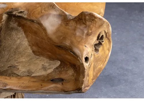 Konferenčný stôl Root 44120 Ø100cm Drevo Teak  - Komfort-nábytok