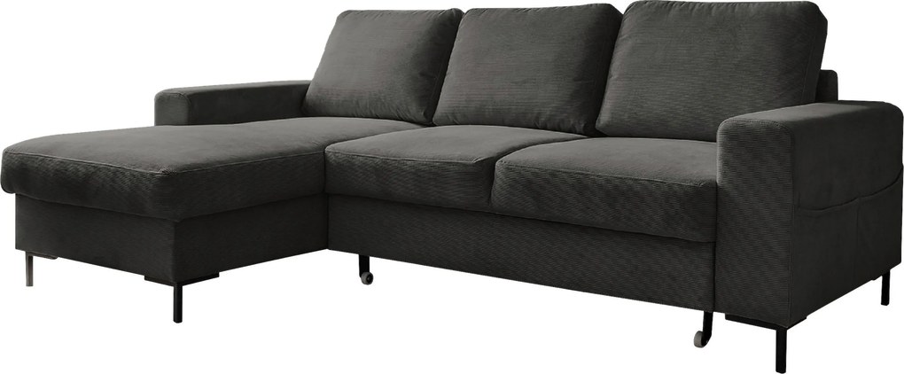 XXXLutz ROHOVÁ SEDAČKA, textil, sivá MID.YOU - Sedačky - 001454002603
