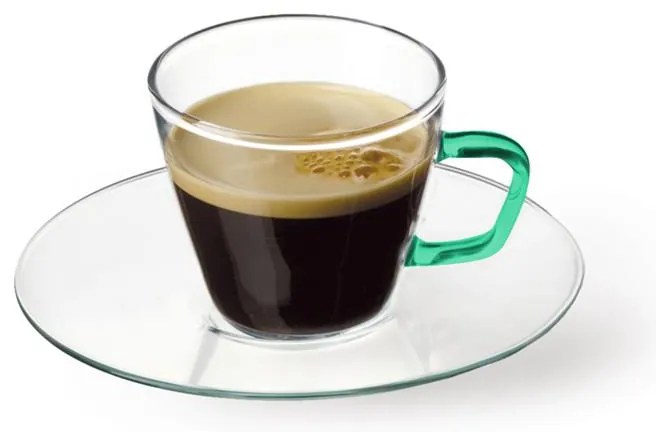 SIMAX PRESSO COLOUR POHÁR S PODŠÁLKOU 80ML SADA 4KS