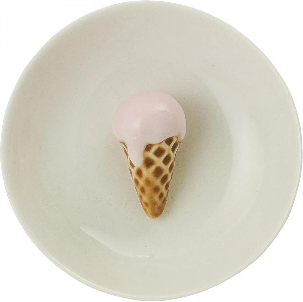 Bloomingville Mini keramický tanierik na šperky so zmrzlinou