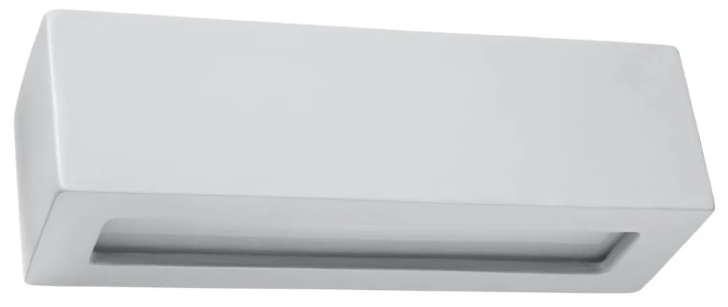 Nástenné svietidlo Vega, 1x sivé keramické tienidlo