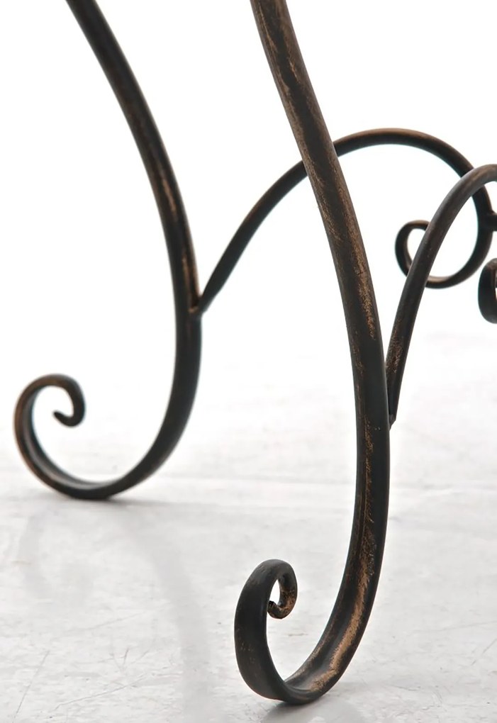 Kovový stôl Indra - Bronzová