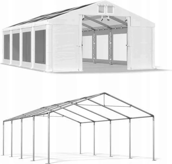 Výstavný stan 4x8 m Záhradný svadobný Das 580 S