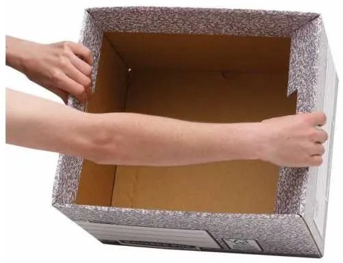 Archivačný kontajner Fellowes Bankers Box Fast Fold - 10 ks, sivá