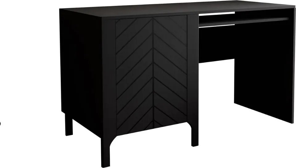 PISACÍ STÔL SALOME ČIERNY 135 cm