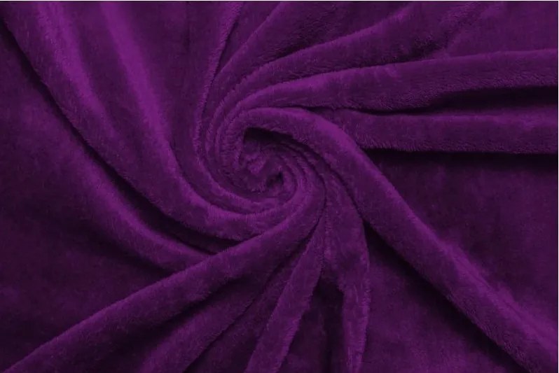 ECOMATRACE Mikroplyšová plachta fialova – 90×200 cm