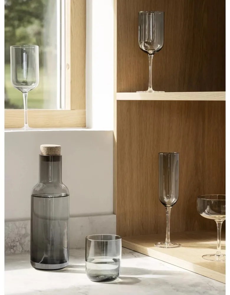 Blomus Poháre na šampanské/sekt FUUMI 220ml SET/4ks dymové