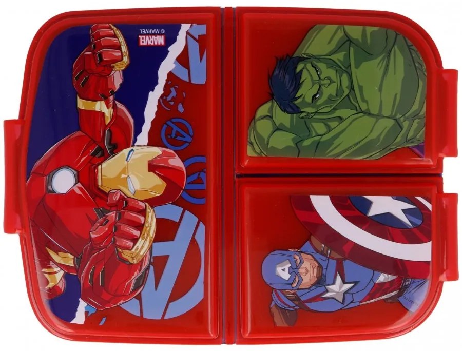 Multibox na desiatu MARVEL - Avengers s 3 priehradkami