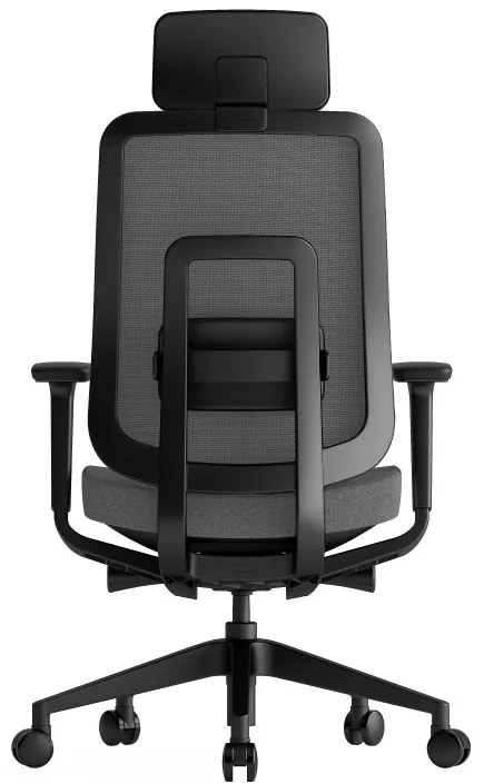 Kancelárska ergonomická stolička K42 — sieť, látka, čierna / viac farieb Zelená