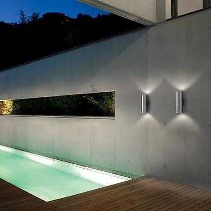 Ideal Lux 122663 vonkajšie stropné svietidlo Gun Bianco 1x28W | GU10 | IP44