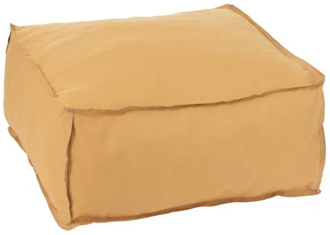 Žltý sedák / puf Hassock- 60 * 60 * 28 cm