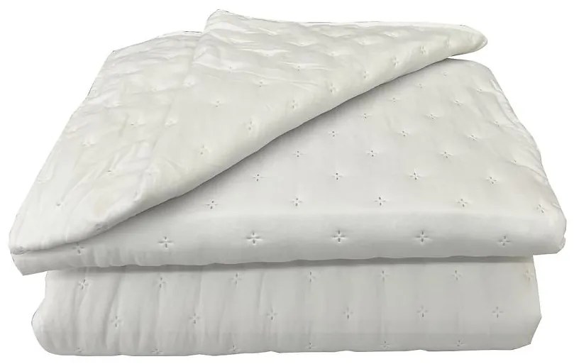 Prikrývka na posteľ Alma 220x250 biely Merkury Home