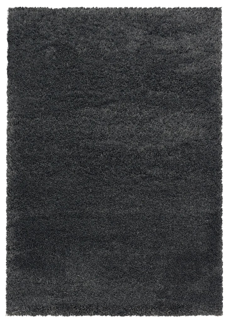 Ayyildiz Kusový koberec FLUFFY 3500, Sivá Rozmer koberca: 80 x 150 cm