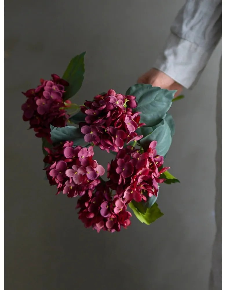 Umelá kvetina (výška 38 cm) Hydrangea – Bloomingville