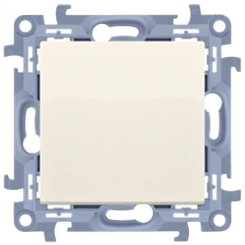 Jednopólový vypínač krémový CW1.01/41