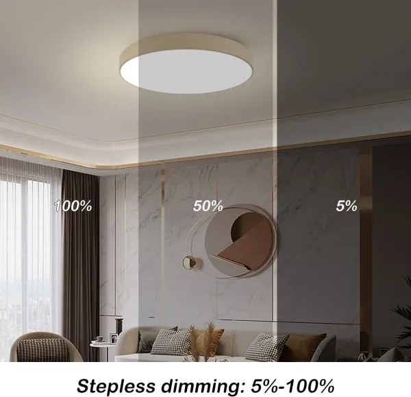 Brilagi - LED stmievateľné svietidlo POOL SMART LED/100W/230V 80 cm béžové Wi-Fi Tuya + diaľkové ovládanie